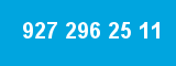 927 296 25 11 927 296 25 11